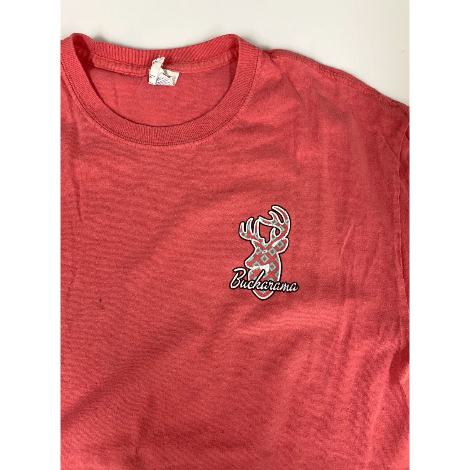 Gildan Georgia Wildlife Mens Shirt M Buckarama Georgia Wildlife Shirt Mens Color Pink Size US M / EU 48-50 / 2 - 4 Thumbnail