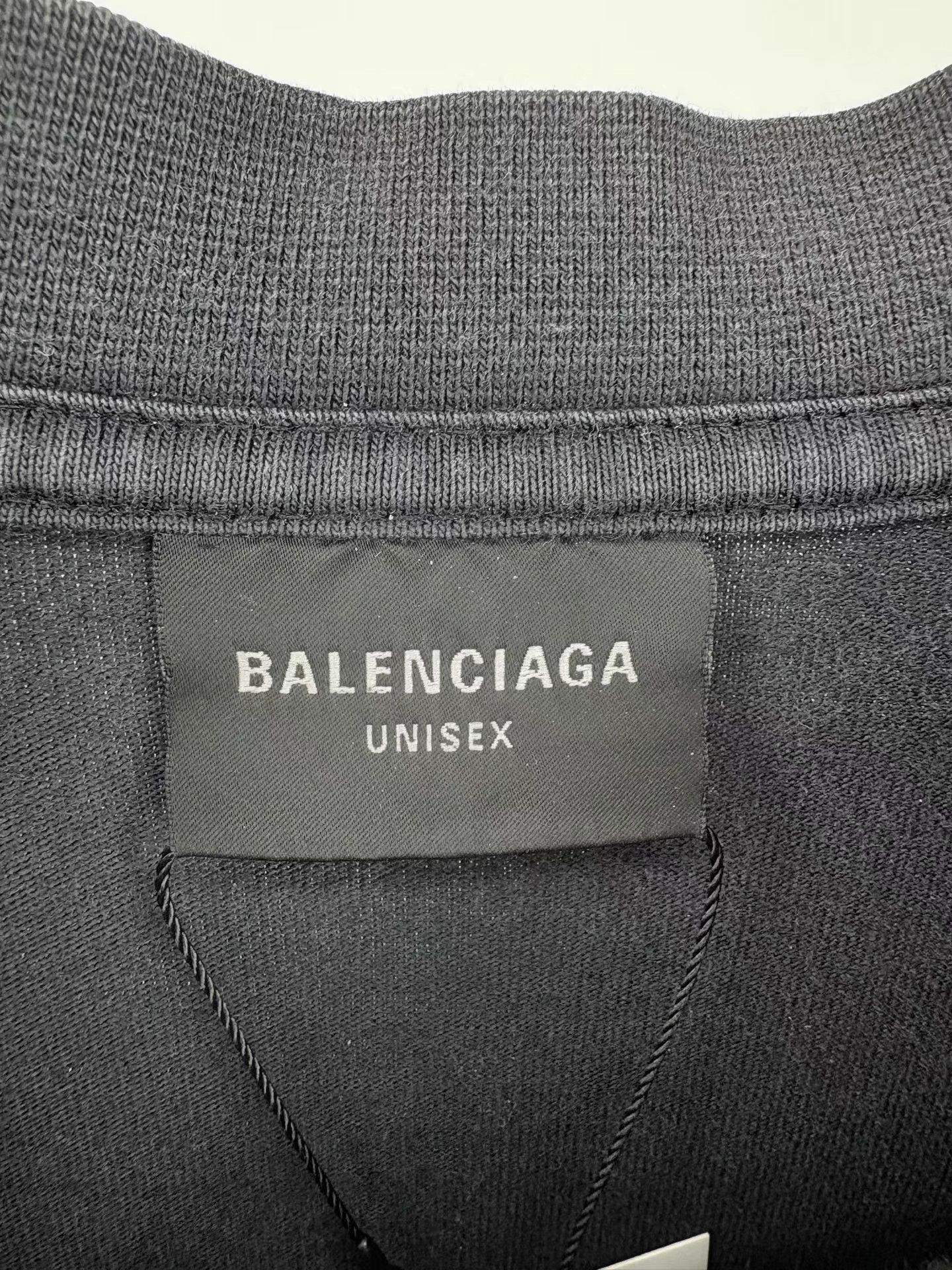 Balenciaga BALENCIAGA Back Logo Print Short Sleeve Tee Size US L / EU 52-54 / 3 - 3 Thumbnail