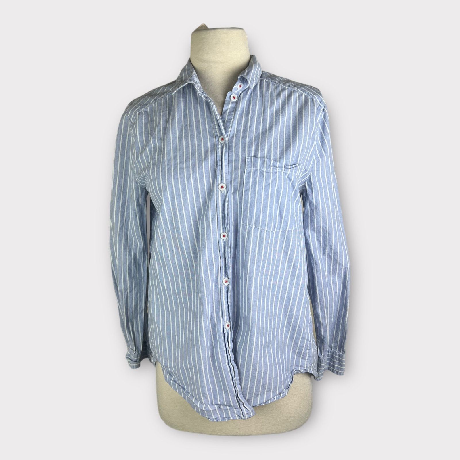 Nordstrom Beach lunch lounge | Arielle Button Up Shirt | Small Size S / US 4 / IT 40 - 3 Thumbnail