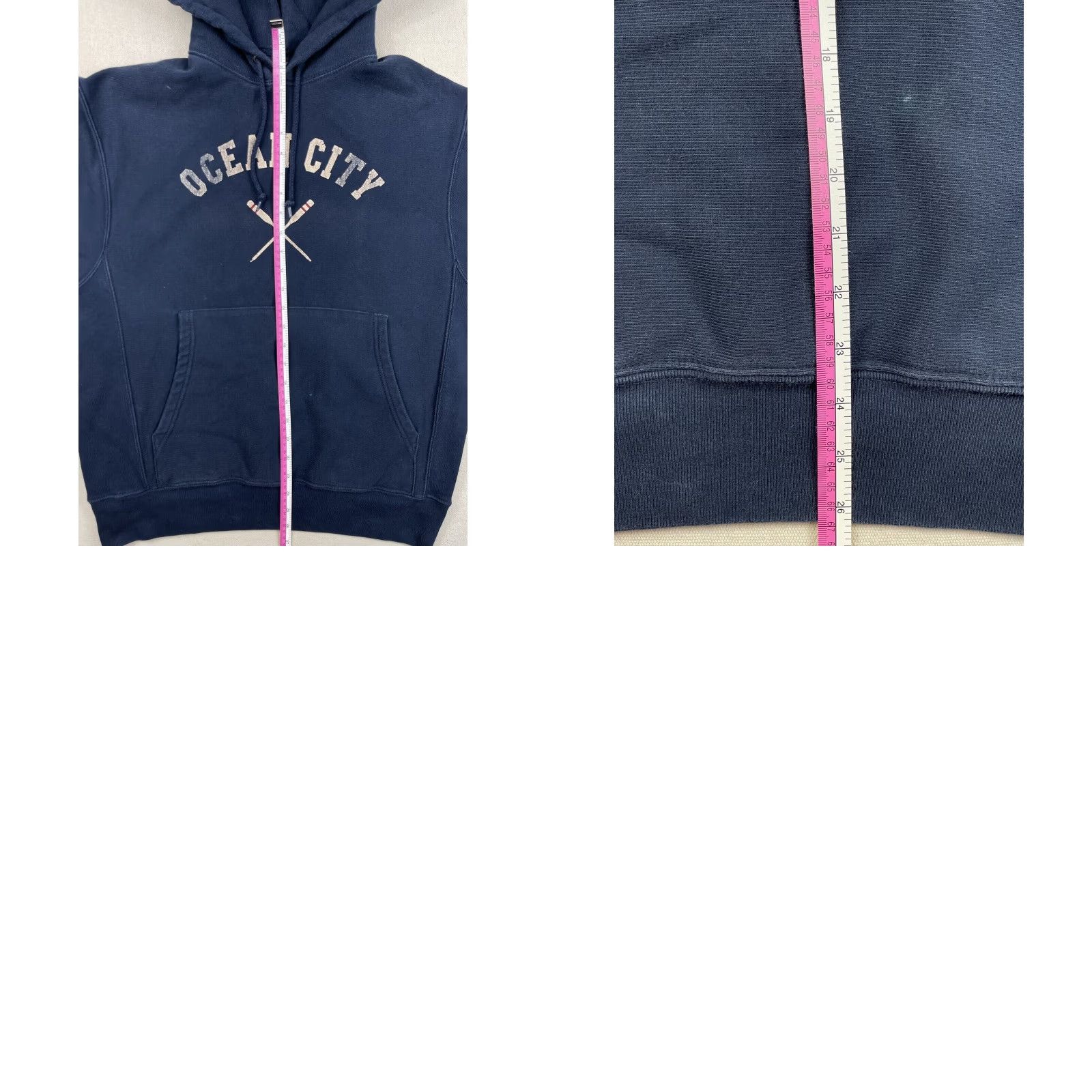 Champion VINTAGE Champion Reverse Weave Hoodie Pullover Ocean City NJ Blue M USA Mens Size US M / EU 48-50 / 2 - 8 Thumbnail