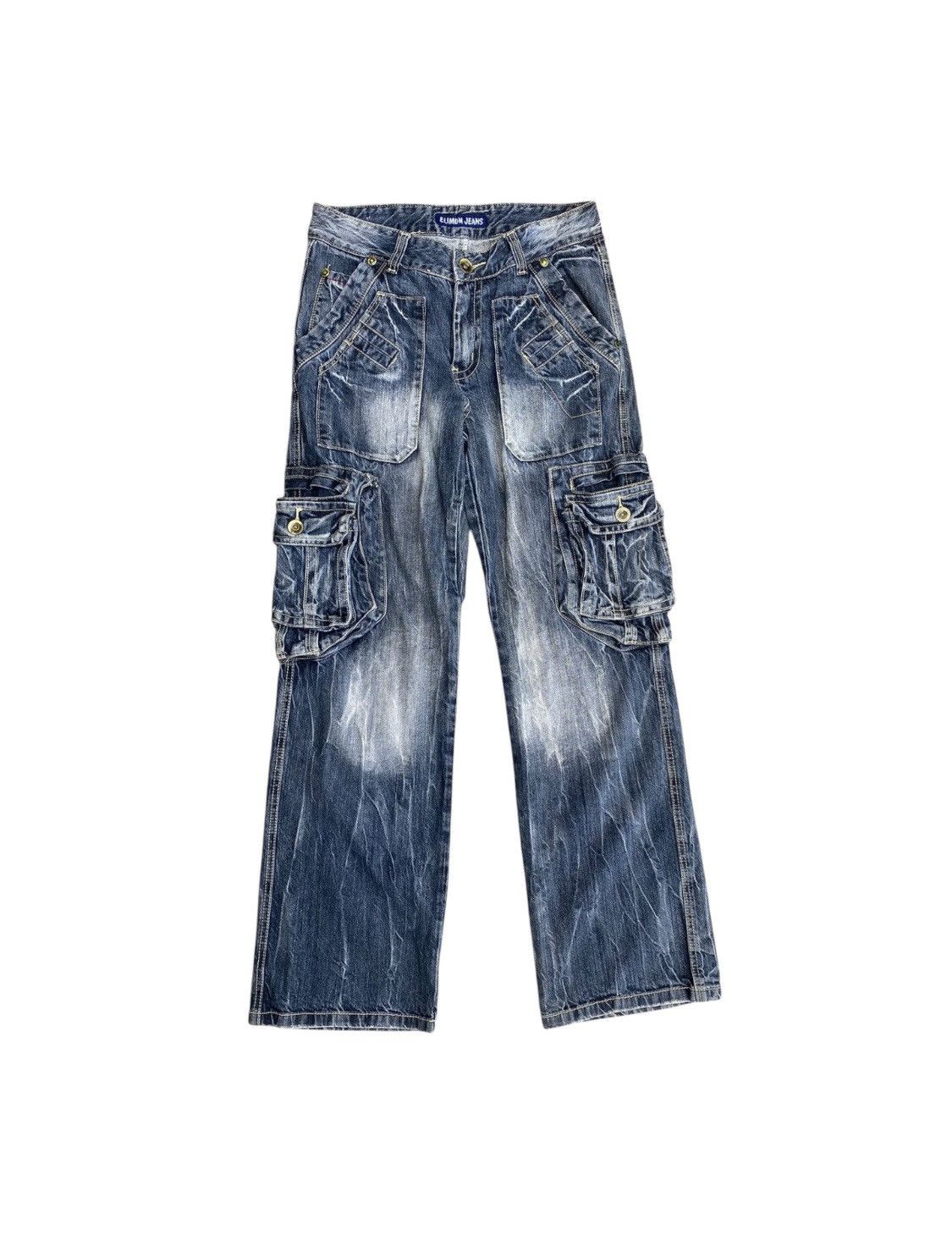 If Six Was Nine ❗️❗️SUPER SICK ELIMON JEANS DENIM PANTS Size US 32 / EU 48 - 2 Thumbnail