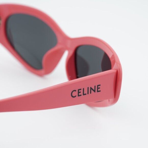 Celine Celine CL40279U 72A Sunglasses Pink Cat Eye Frame, Grey Size ONE SIZE - 5 Thumbnail