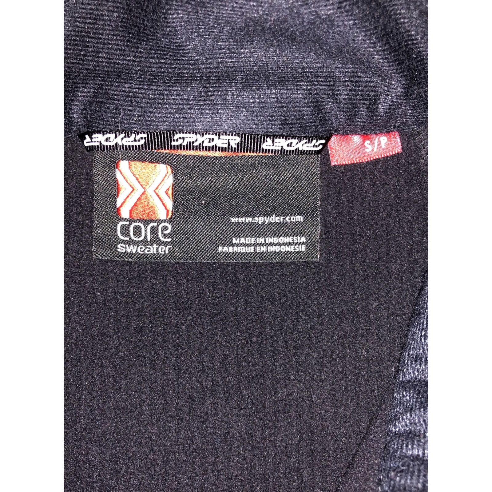 Spyder VINTAGE SPYDER Core Sweater 1/4 Zip Pullover Black Red Men’s Small Size US S / EU 44-46 / 1 - 4 Thumbnail