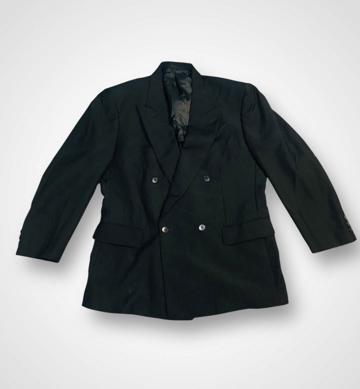 Japanese Brand Progressive Double Brested Coat (24) Size US L / EU 52-54 / 3 - 1 Thumbnail
