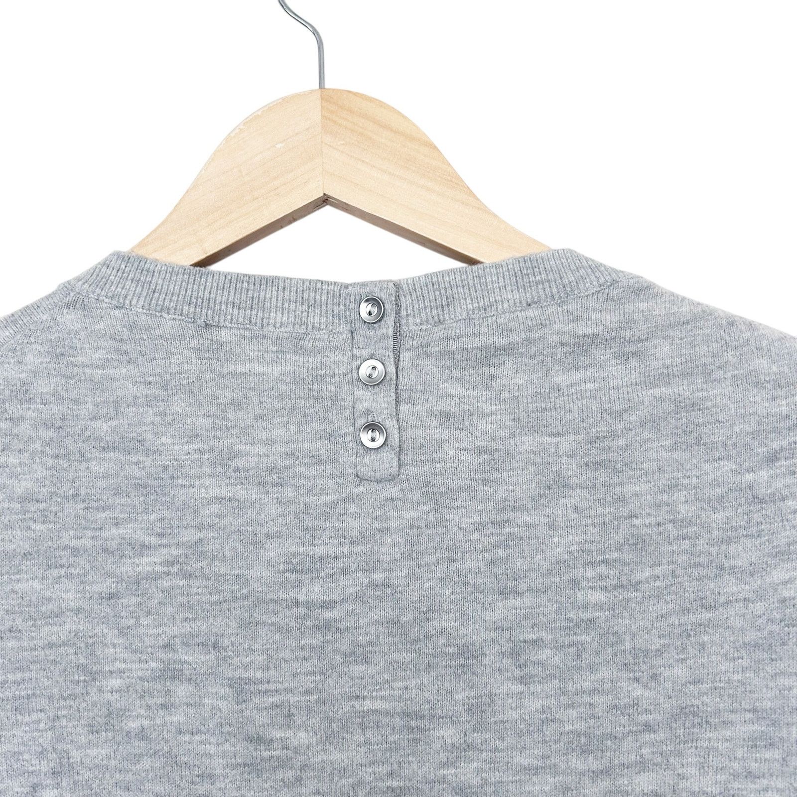 Other Talbots Gray Lambswool Blend Sweater Sz M Size M / US 6-8 / IT 42-44 - 4 Thumbnail