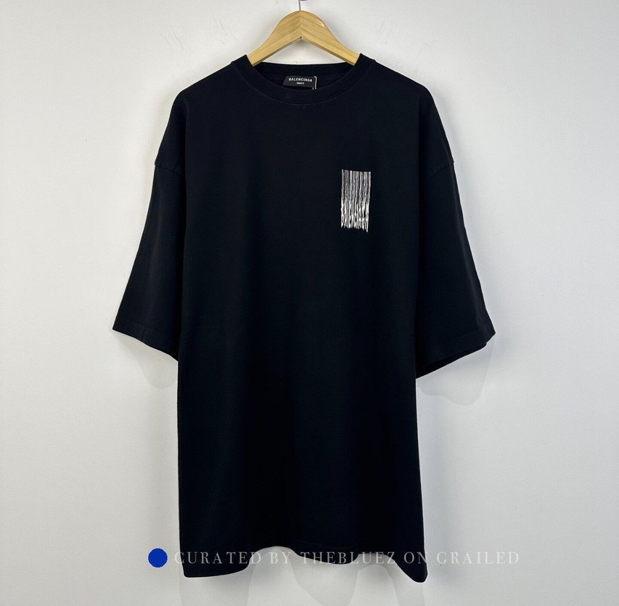 Balenciaga Fringe Waterfall Short Sleeve Tee Size US M / EU 48-50 / 2 - 1 Thumbnail