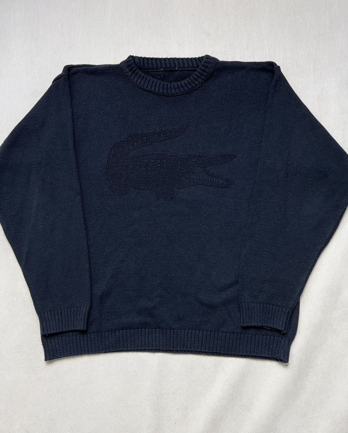 Lacoste × Vintage Sweater Lacoste Big Logo Vintage 90’s Size US L / EU 52-54 / 3 - 2 Thumbnail
