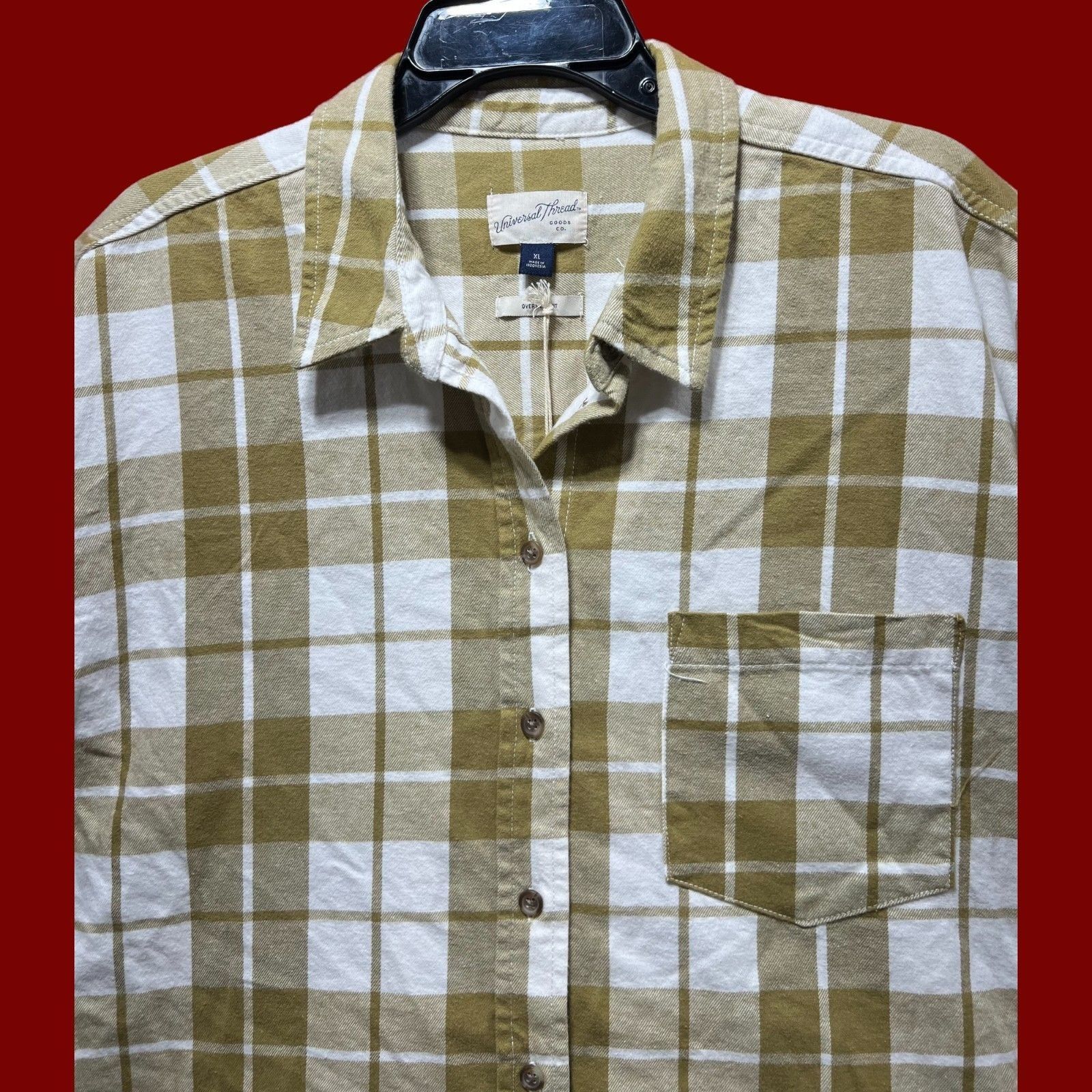 Other Universal Thread - Women's Long Sleeve Flannel Button - Down Size XL / US 12-14 / IT 48-50 - 15 Thumbnail