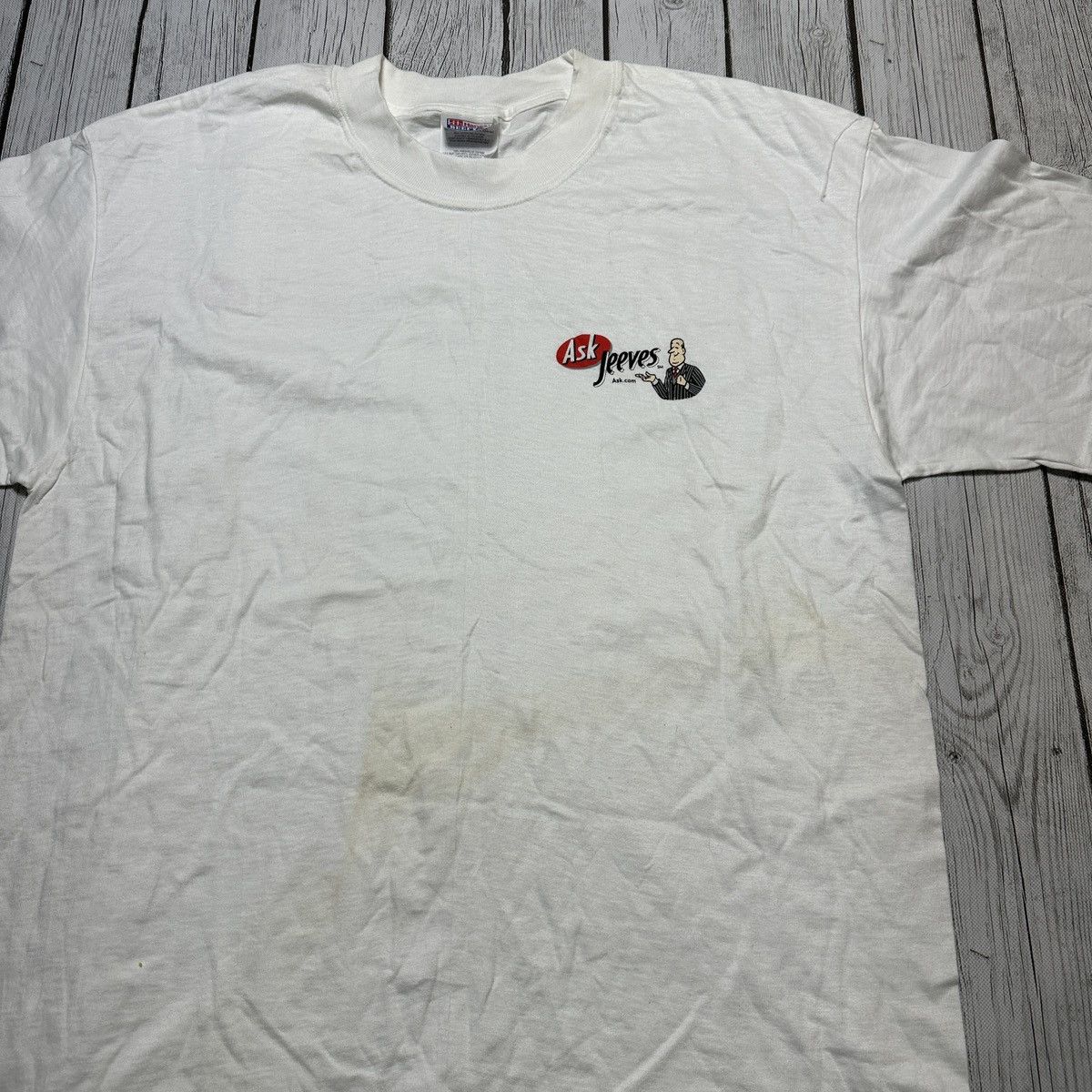 Hanes × Vintage Vintage Ask.com tee Size US L / EU 52-54 / 3 - 4 Thumbnail