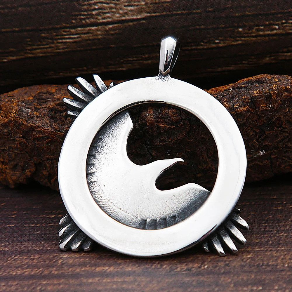 Other Vintage Nordic Raven Pendant Necklace Size ONE SIZE - 3 Thumbnail