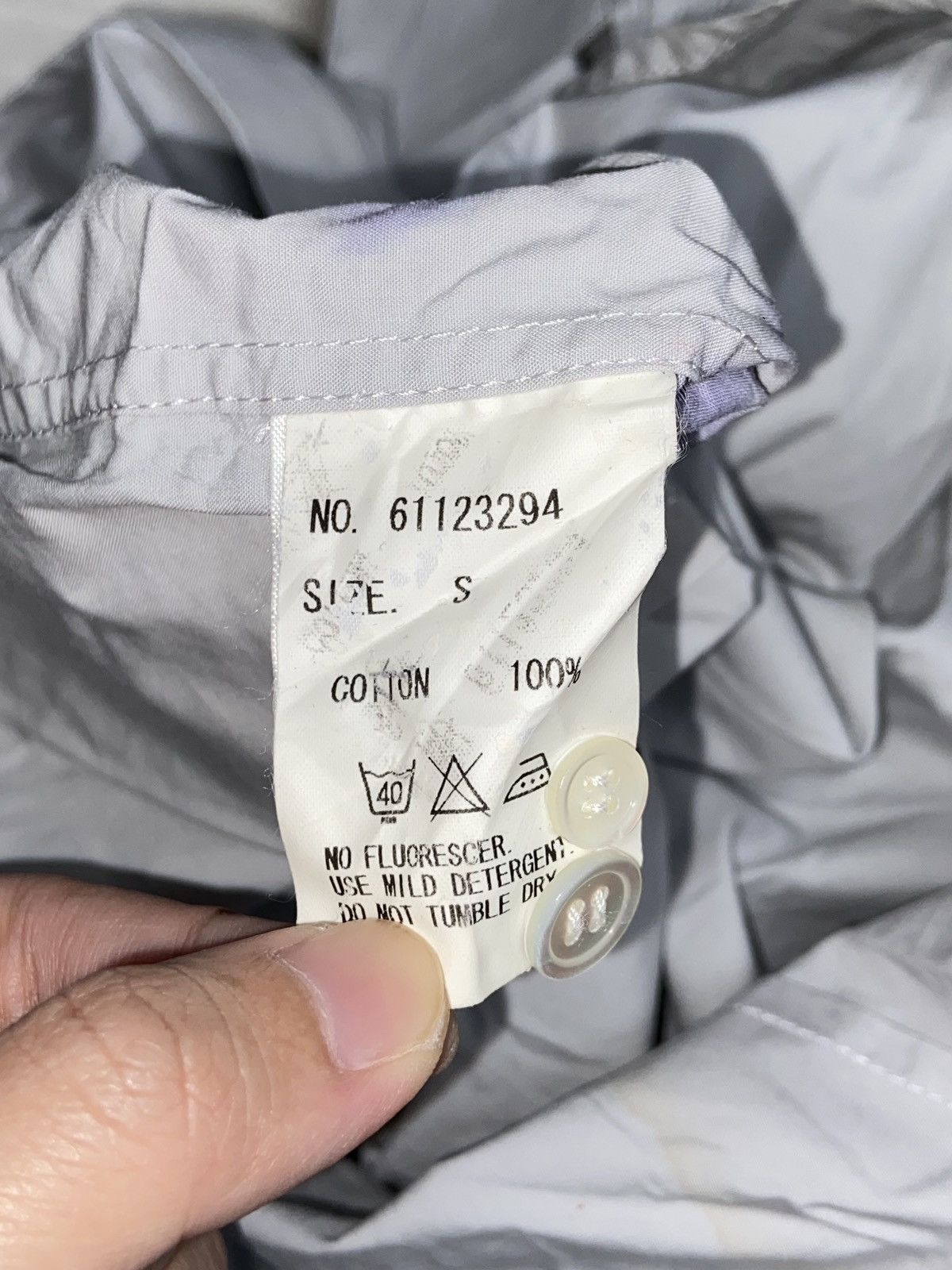 Maison MIHARA YASUHIRO MIHARAYA SUHIRO Grey Shirt Size US S / EU 44-46 / 1 - 7 Thumbnail