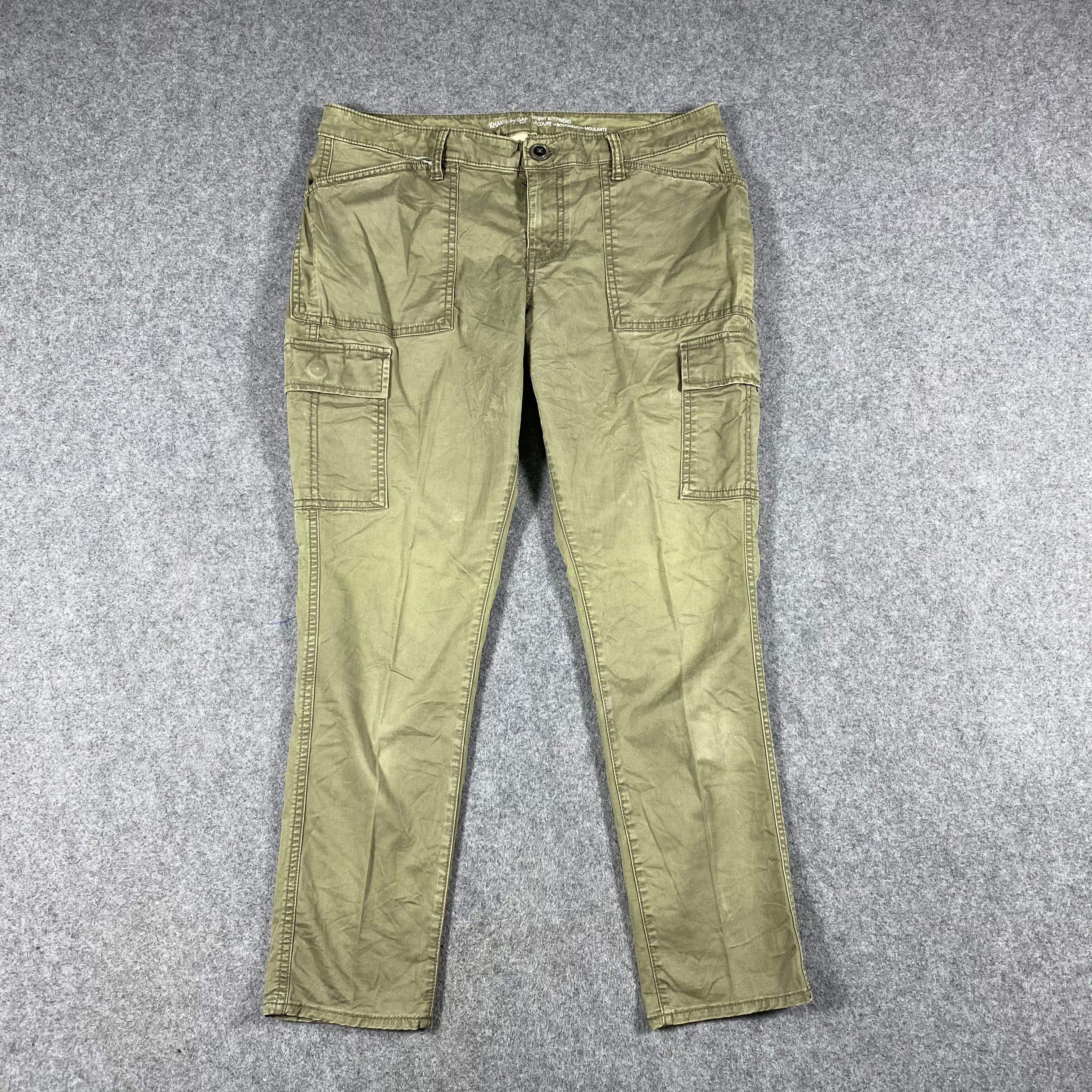 Gap Japanese Brand Khakis Gap Multipocket Tactical Cargo Pants Size US 31 - 1 Thumbnail