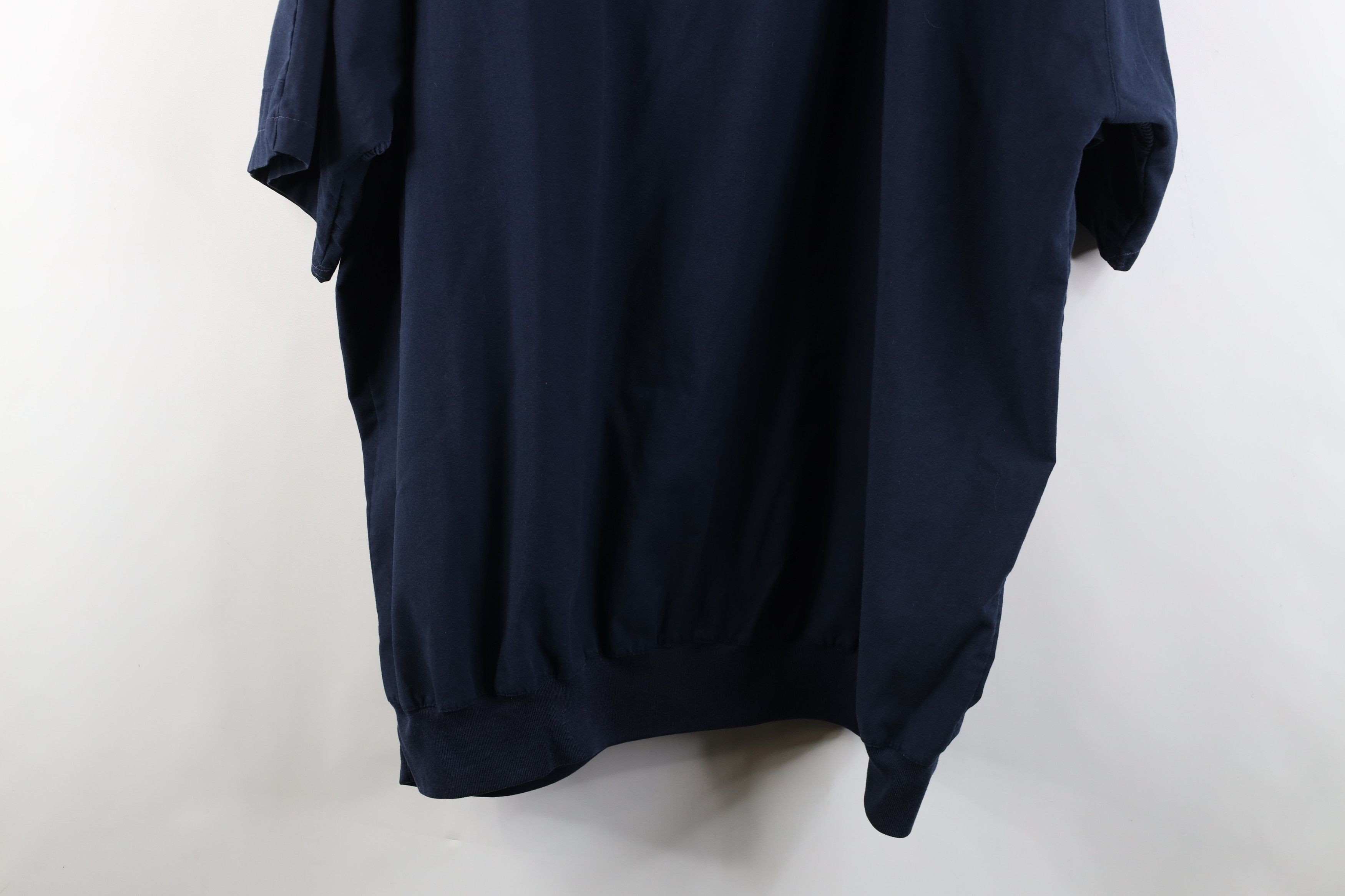 Vintage Vintage 90s Streetwear Pullover Polo Shirt Navy Blue Size US XXL / EU 58 / 5 - 13 Thumbnail