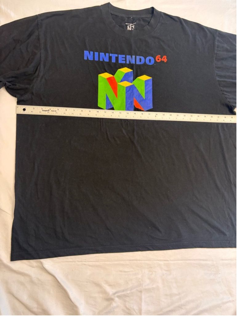 Nintendo Men's Nintendo 64 T-shirt 3XLT Black Size US XL / EU 56 / 4 - 2 Thumbnail