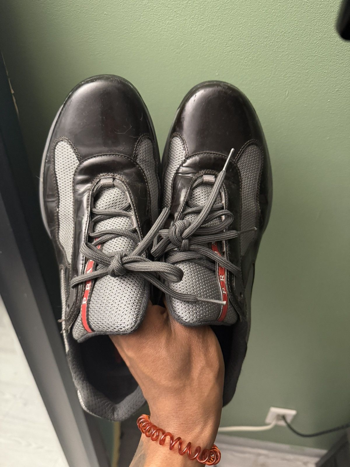 Prada Prada Linea Rossa Sneaker American Cup Size US 10.5 / EU 43-44 - 9 Thumbnail