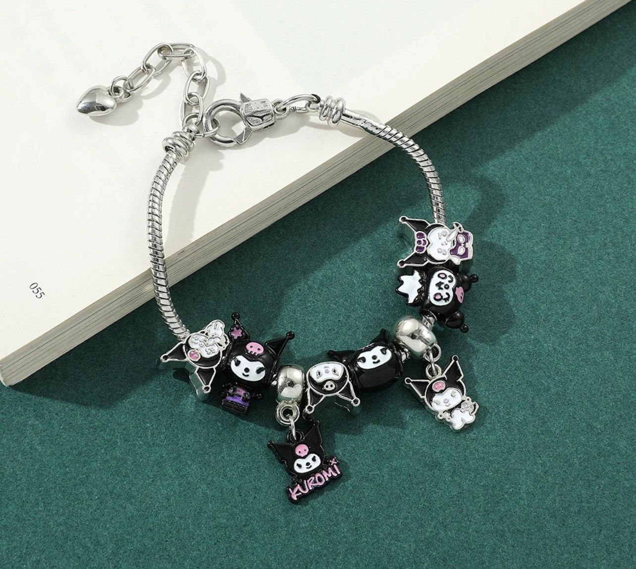 Vintage Bracelet with Cute Anime Cartoon Design Size ONE SIZE - 6 Thumbnail