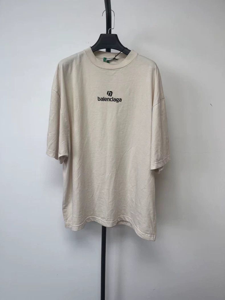 Balenciaga Balenciaga Letter Logo Casual Short-Sleeve T-Shirt - dmc Size US M / EU 48-50 / 2 - 1 Thumbnail