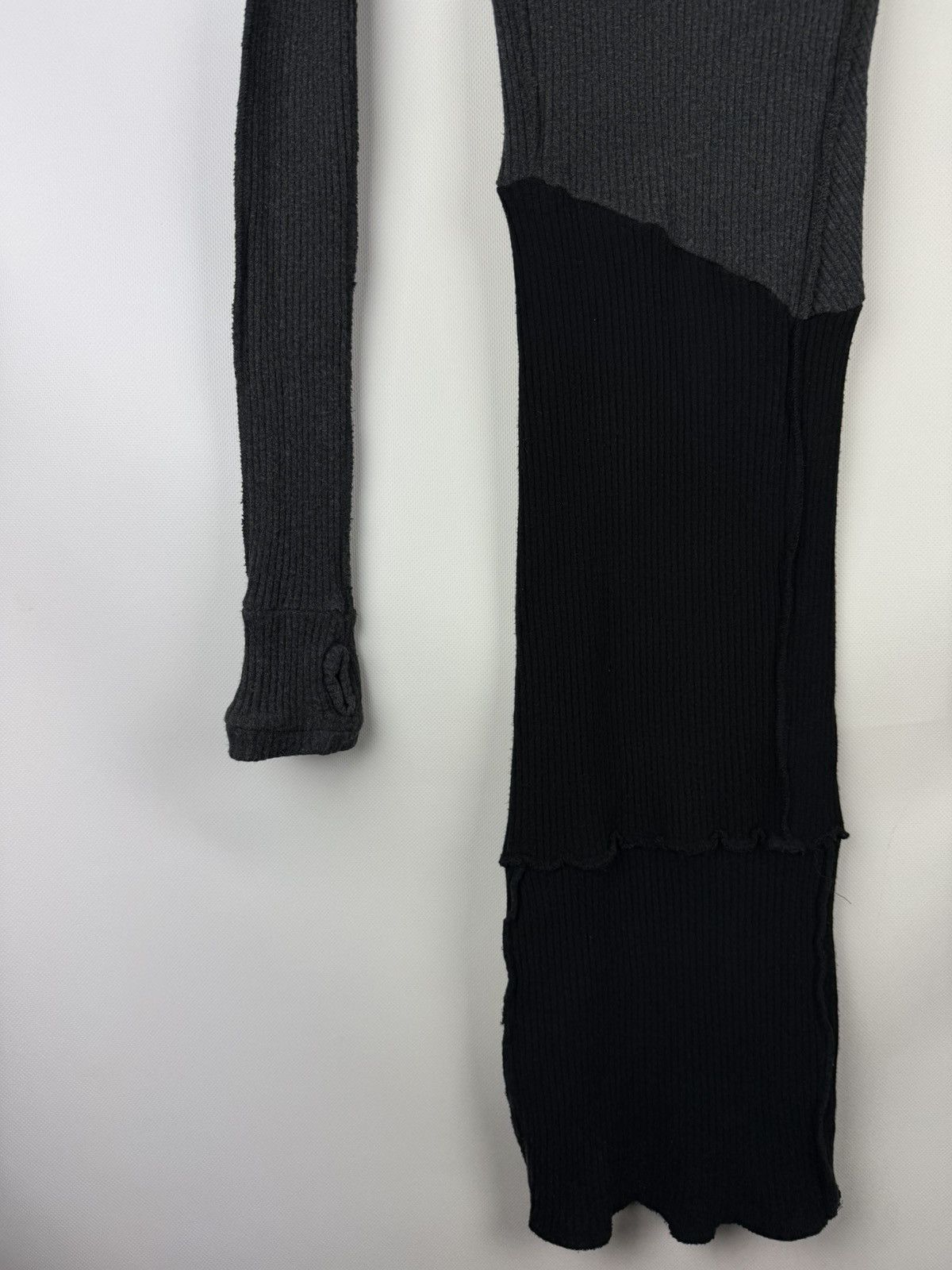 Demobaza Demobaza Avant-garde Ribbed Bodycon LS Sweater Dress Size S / US 4 / IT 40 - 6 Thumbnail
