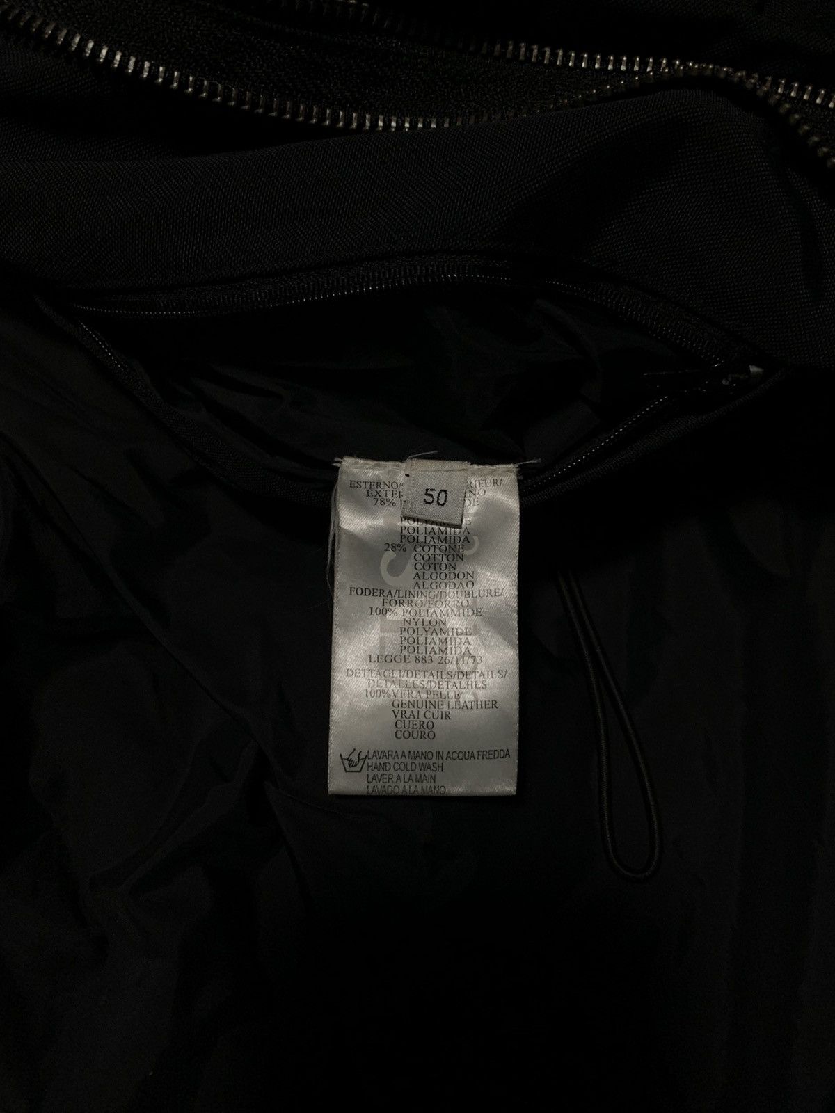 Versace Versace Vintage Utility Jacket with Genuine Leather Panels Size US XL / EU 56 / 4 - 4 Thumbnail