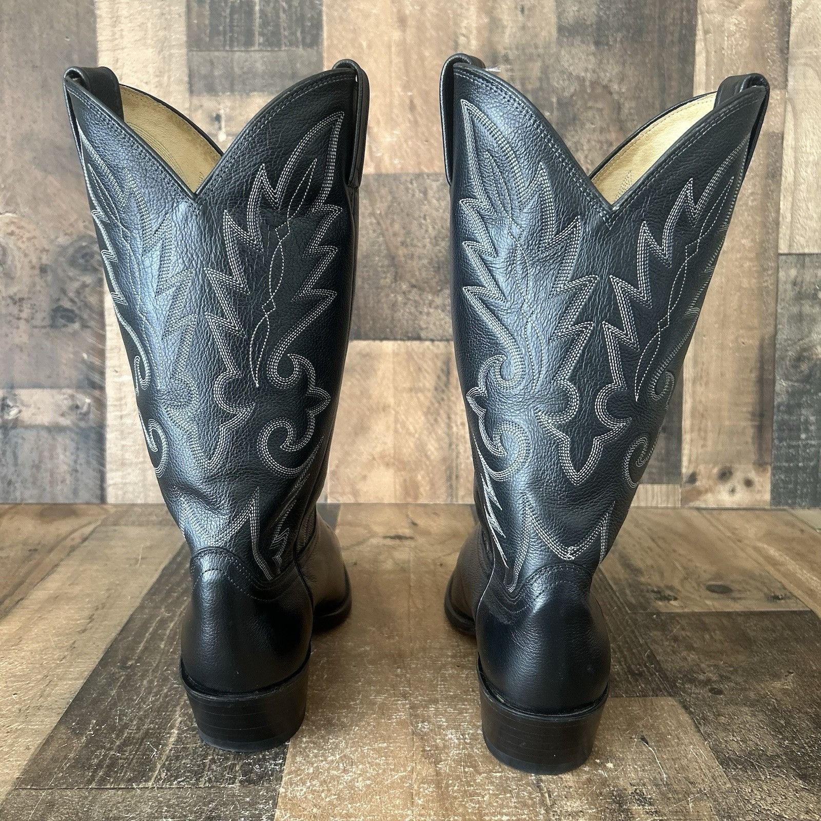 Dan Post Dan Post 110 J Black Extra Wide Cowboy Boots Mens 9 EW Size US 9 / EU 42 - 9 Thumbnail