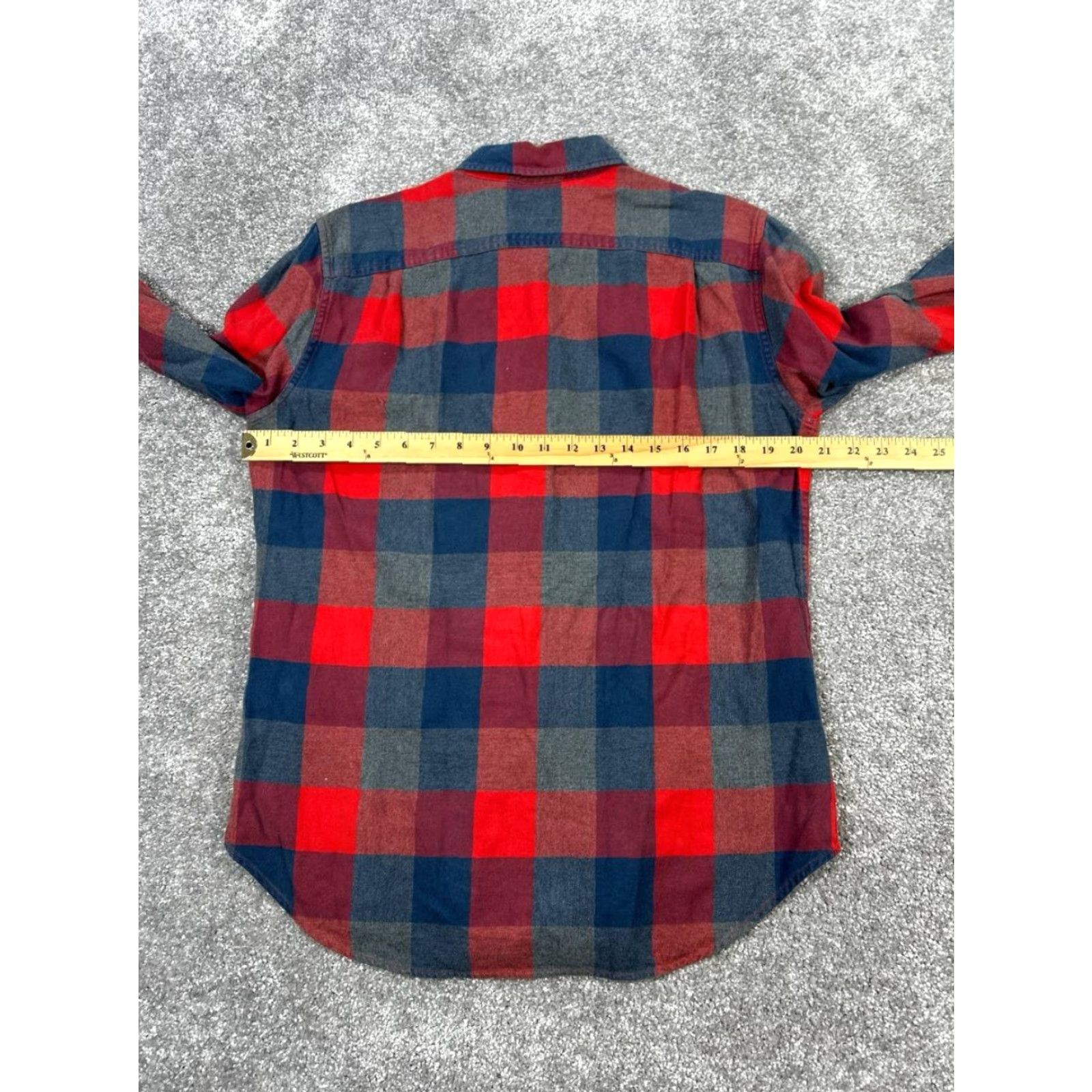 Bonobos Bonobos Shirt Mens M Red Cotton Flannel Button-Up Slim Casual Pattern Plaid Long Sleeve Collar Button-Up Mens Size US M / EU 48-50 / 2 - 7 Thumbnail