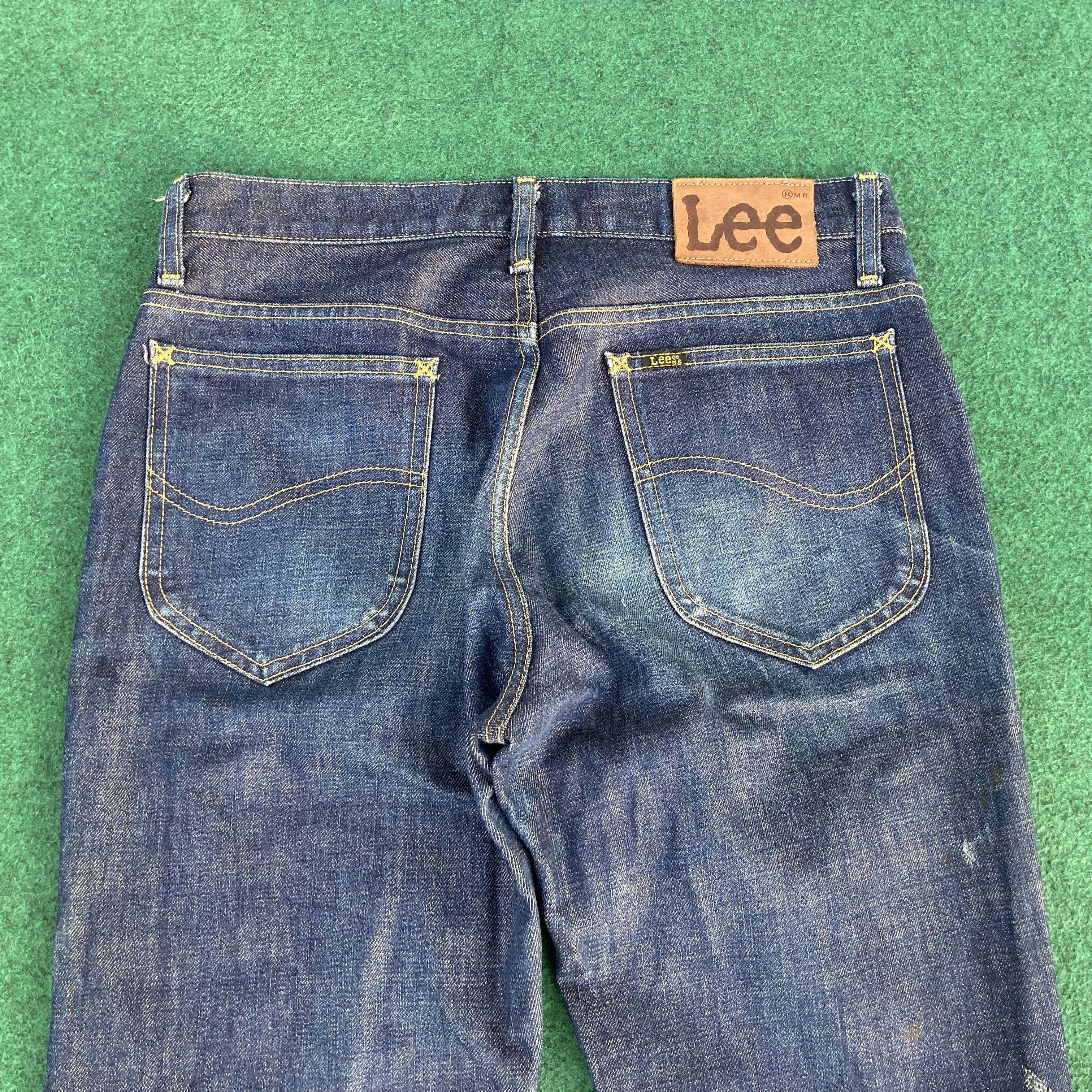 Lee Vtg Lee Riders Denim Bootcut Flare Grunge Jeans Size US 31 - 11 Thumbnail