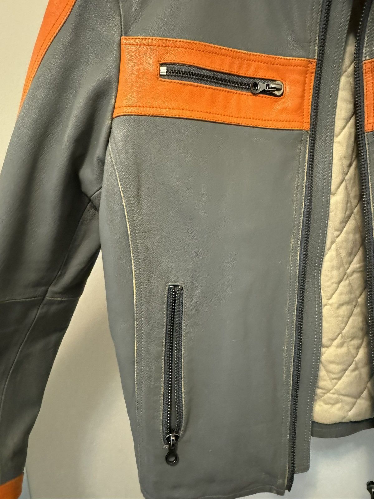 Diesel Diesel Archive Cafe Racer Leather Jacket Size US L / EU 52-54 / 3 - 8 Thumbnail