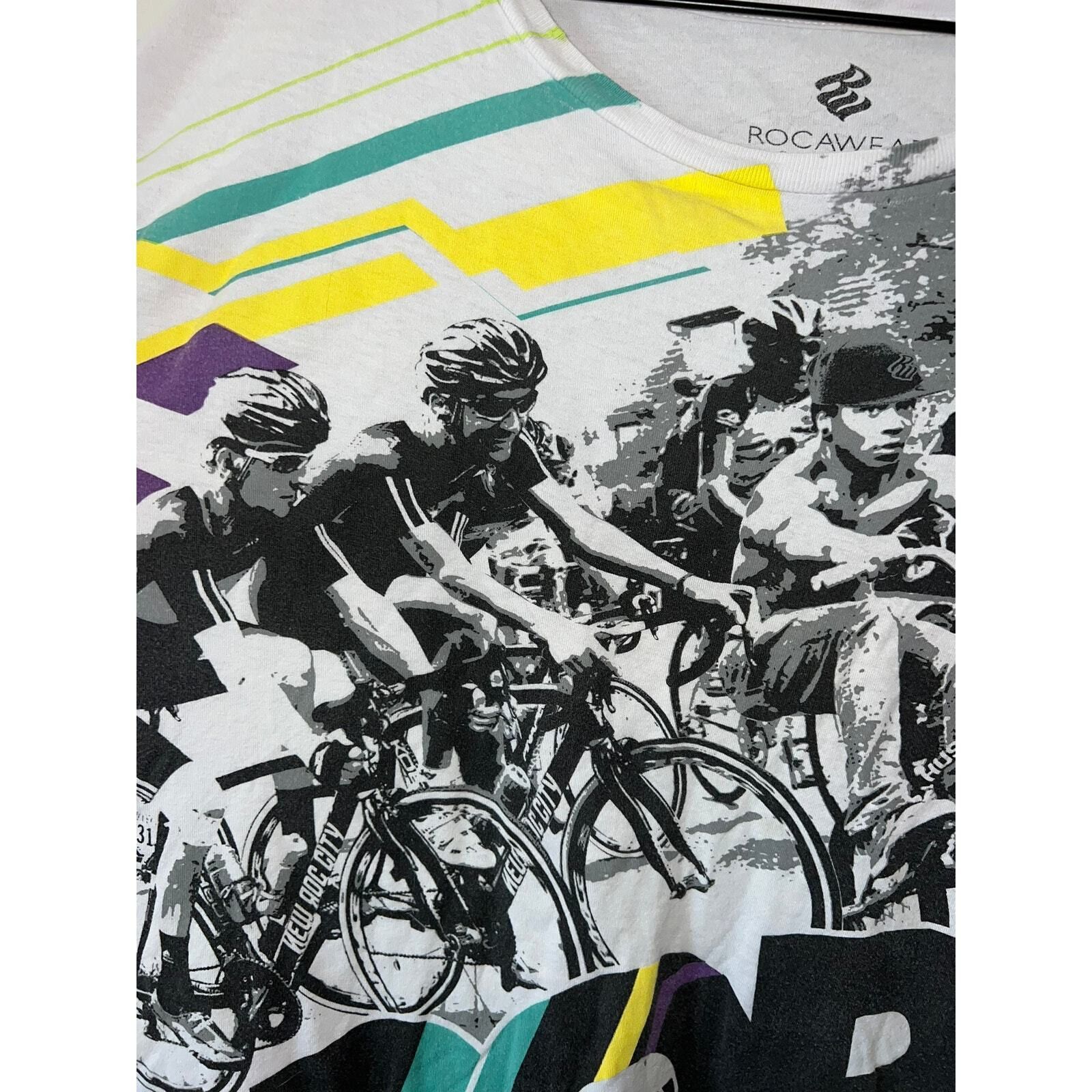 Rocawear Y2K Rocawear Roc Sport Biking Bike Graphic Shirt 2000s 3XL Size US XXL / EU 58 / 5 - 3 Thumbnail