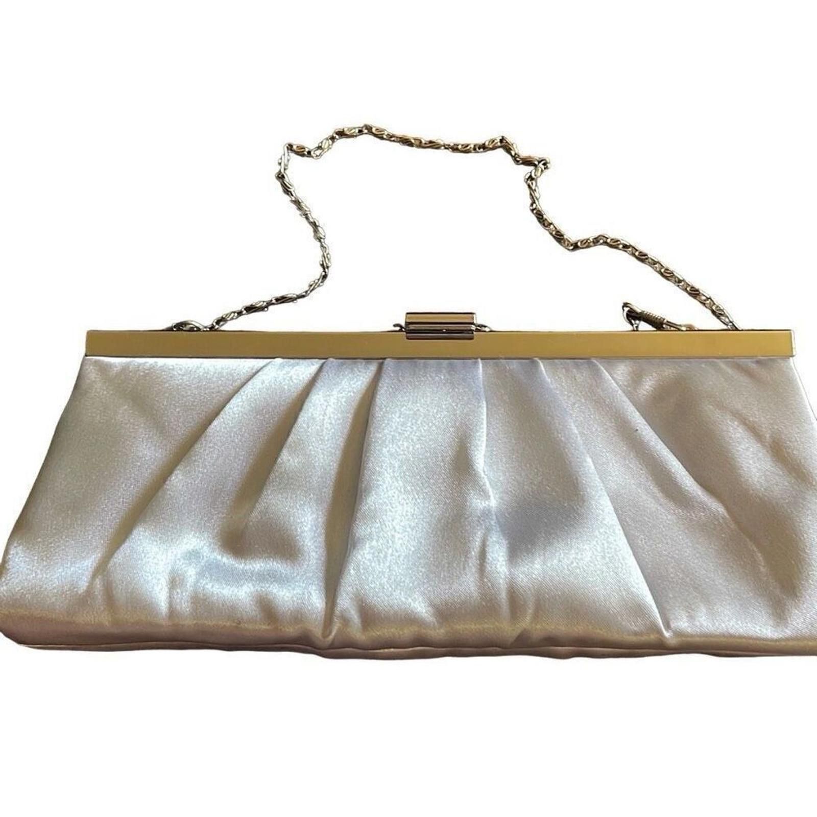 Designer Vintage Jessica McClintock evening bag silver Size ONE SIZE - 5 Thumbnail