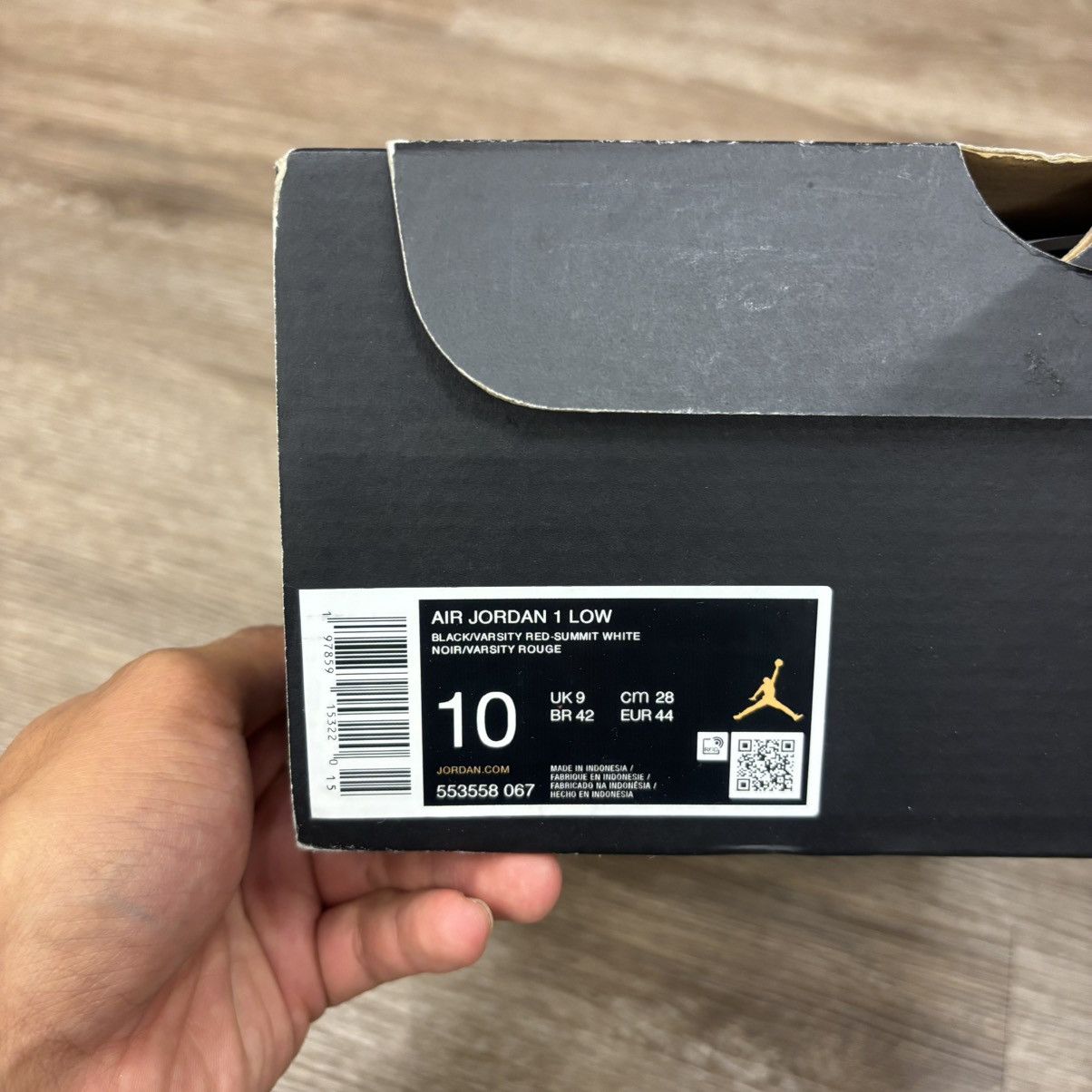 Jordan Brand Size 10-Jordan 1 Low Bred Twist BRAND NEW FAST SHIPPING Size US 10 / EU 43 - 11 Thumbnail