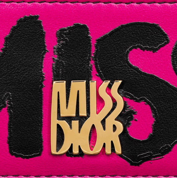 Dior o1w1db10725 Size :OS / S3601U Card Holder in Fuchsia/Black Size ONE SIZE - 3 Thumbnail