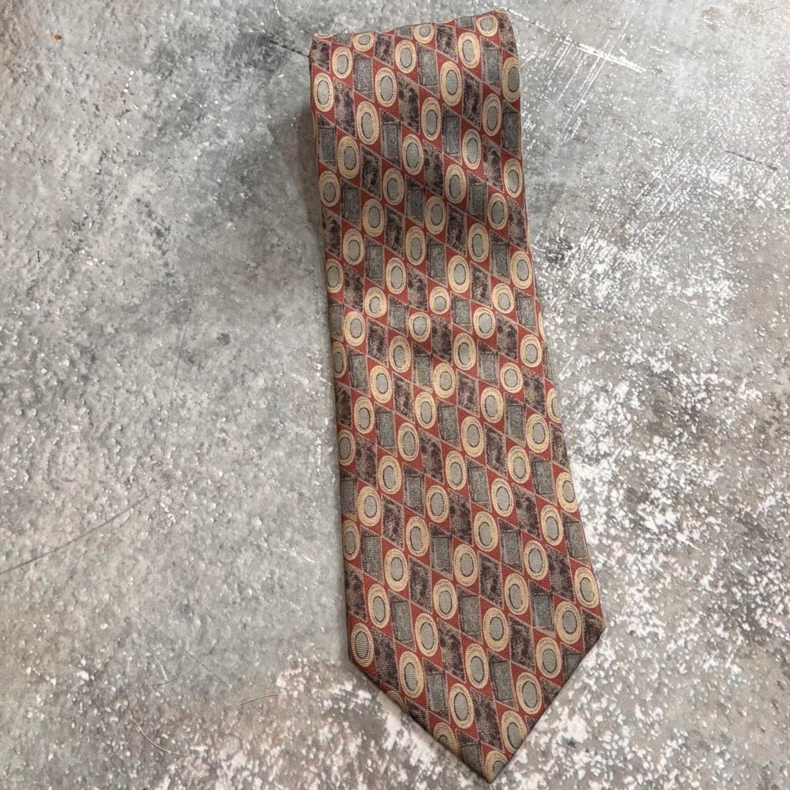 Calvin Klein Vintage 90s Faded Distressed Calvin Klein Tie! Made In Japan Size ONE SIZE - 3 Thumbnail