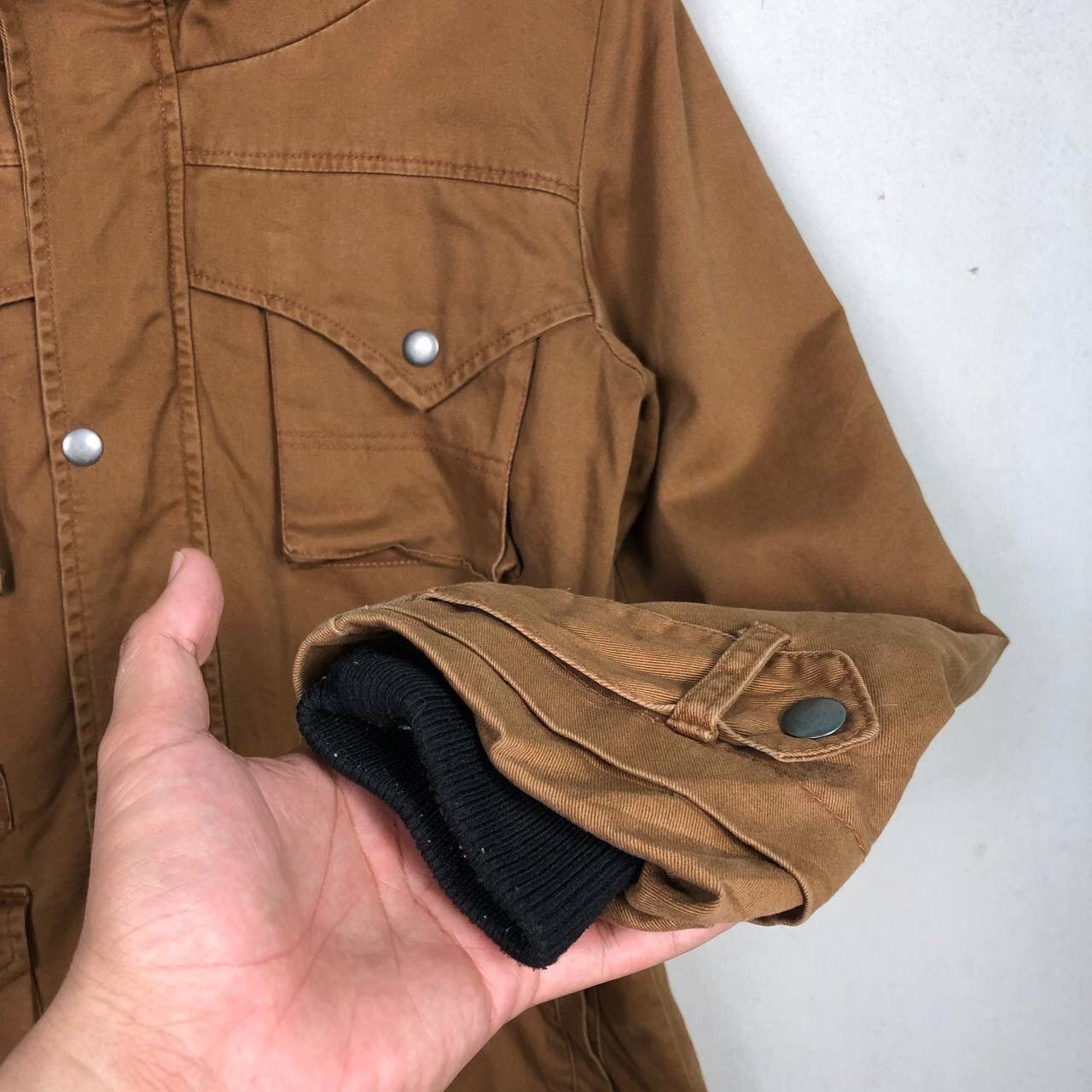 Japanese Brand Power To The People Soft Brown Parkas Jacket Size US M / EU 48-50 / 2 - 6 Thumbnail