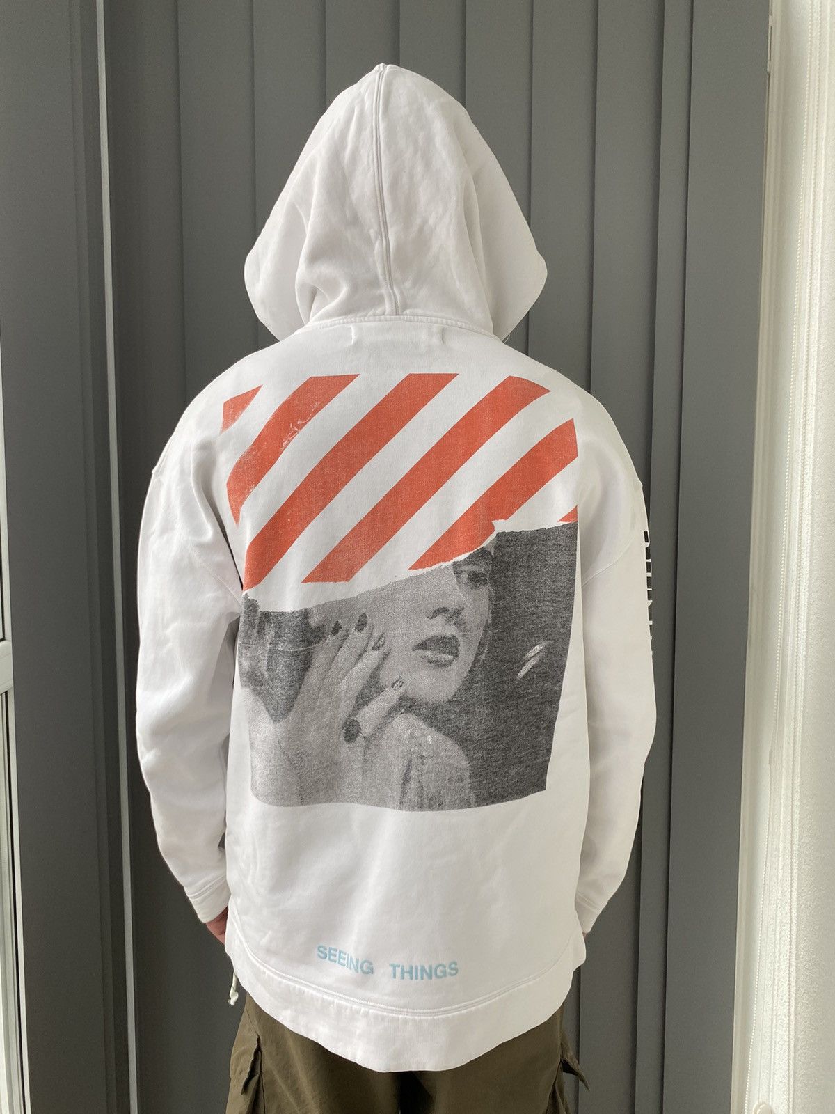 Off-White Off White Marilyn Monroe Logo Hoodie Size US M / EU 48-50 / 2 - 2 Thumbnail
