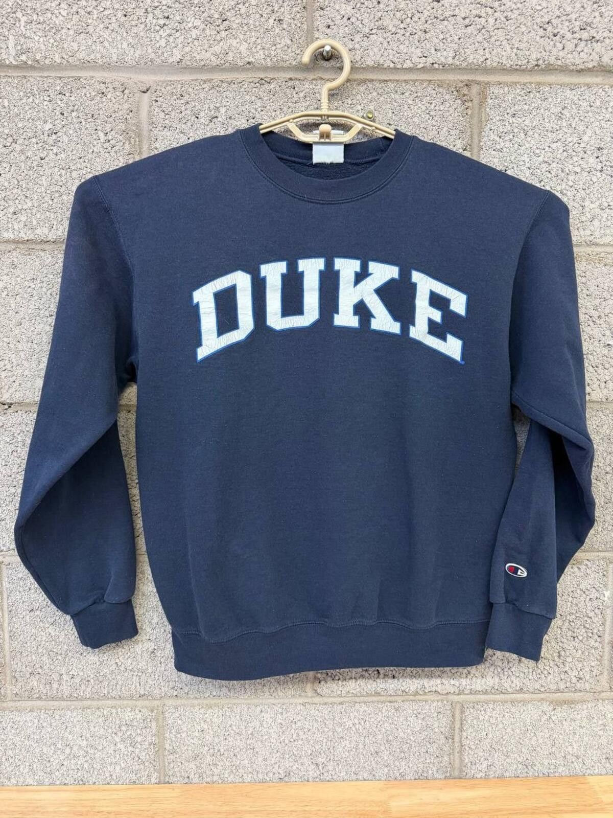 Champion 2010s Champion Duke Blue Devils Crewneck Sweatshirt Navy M Size US M / EU 48-50 / 2 - 1 Thumbnail