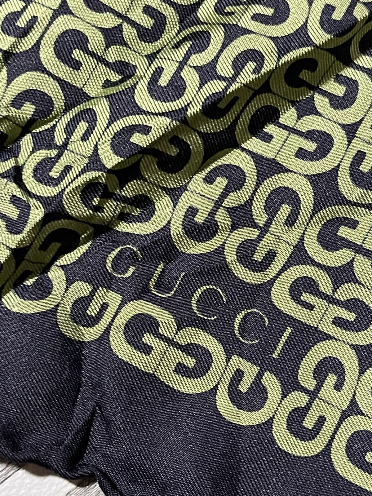 Gucci Gucci Monogram Mini Silk Scarf Size ONE SIZE - 4 Thumbnail