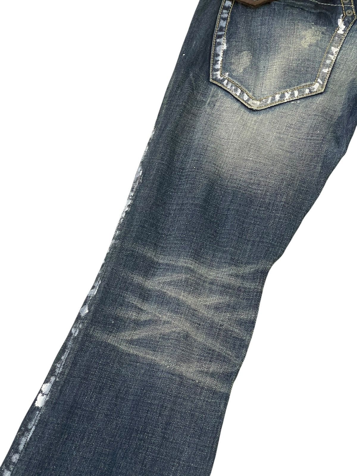 Japanese Brand Flare Jeans Semantic Design Faded Boot Cut 1🟦8 Size US 32 / EU 48 - 16 Thumbnail