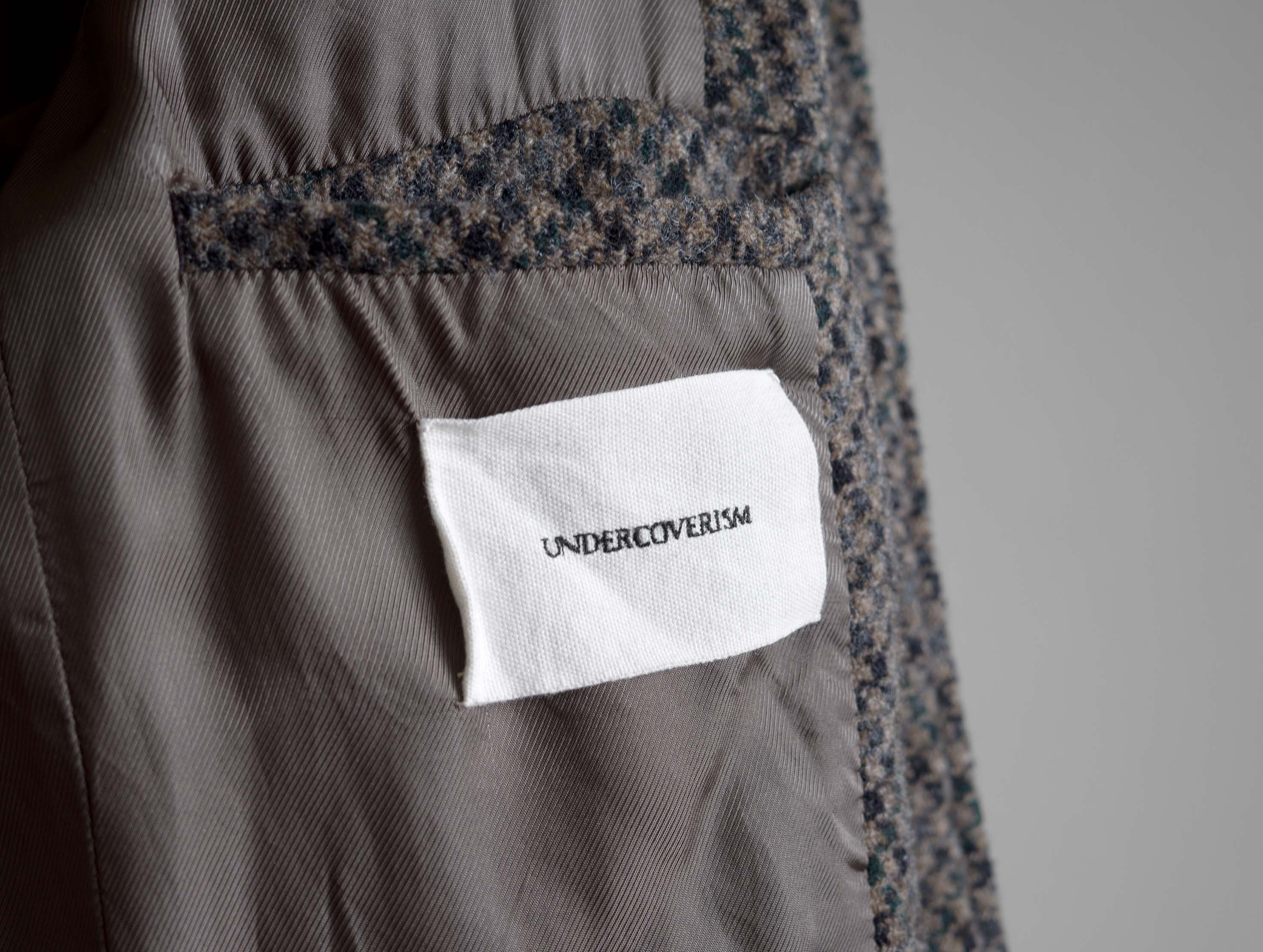 Undercover AW2011 UNDERCOVER HOUNDSTOOTH WOOL TWEED CHESTER COAT Size US M / EU 48-50 / 2 - 12 Thumbnail