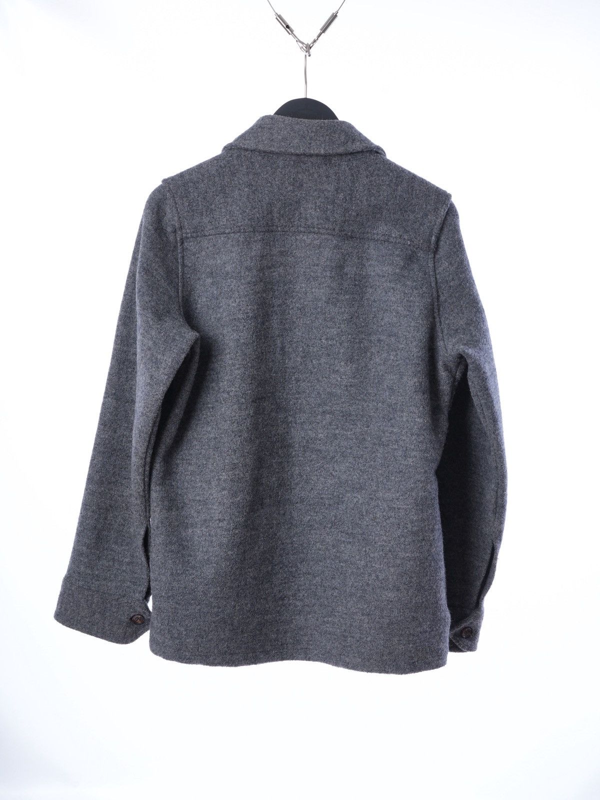 Percival Percival Wool Grey Overshirt Medium Size US M / EU 48-50 / 2 - 8 Thumbnail