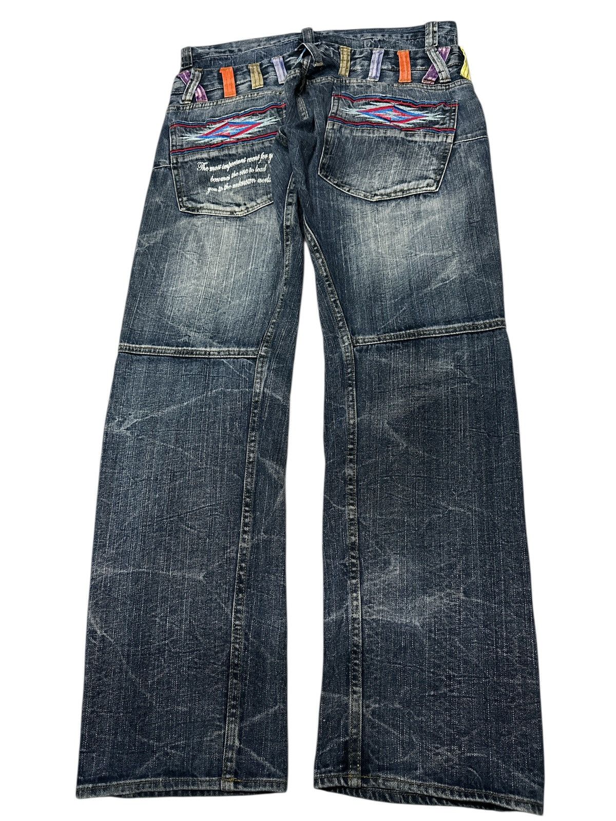 Kapital Native Double Focus Doube Waist Denim. Size US 34 / EU 50 - 2 Thumbnail