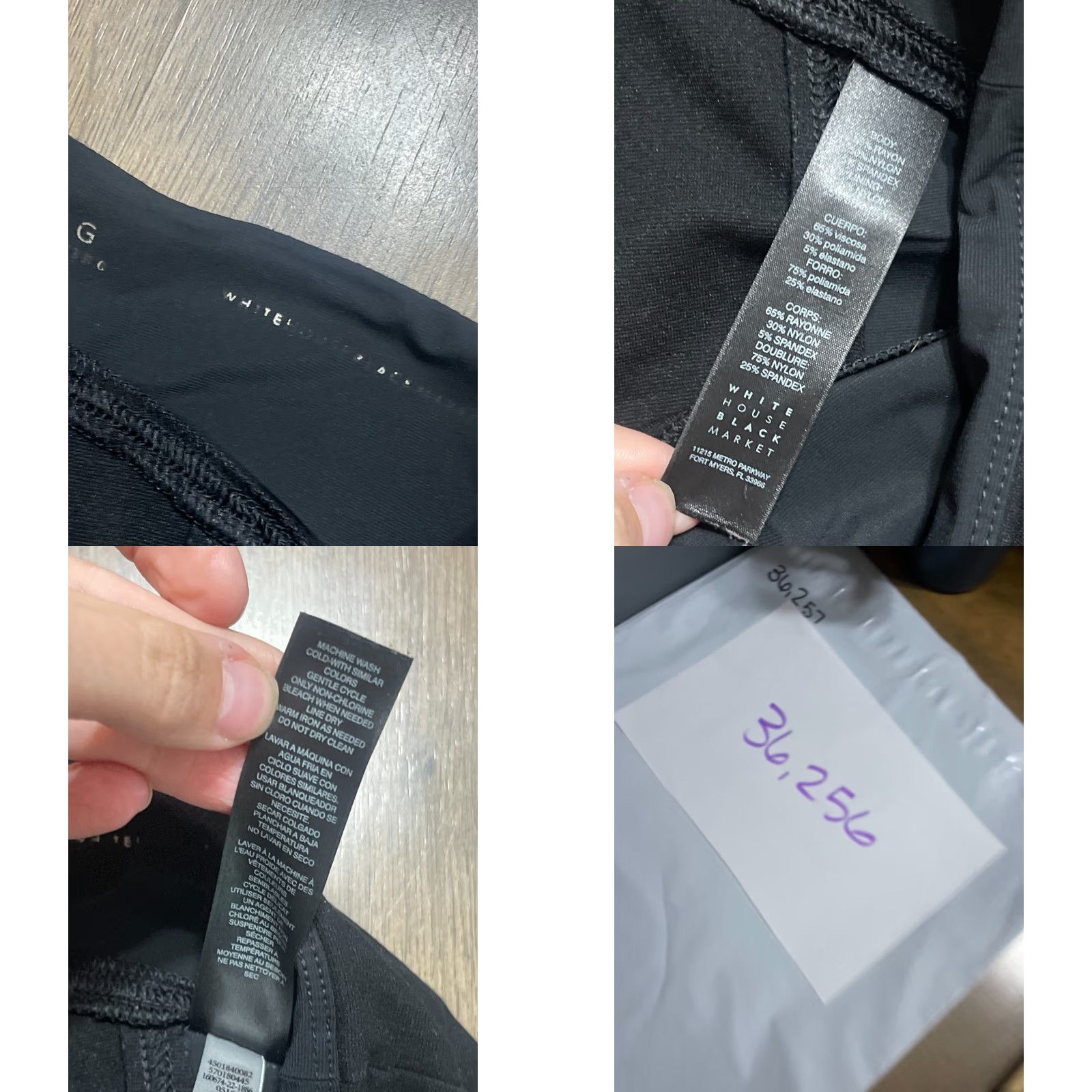 White House Black Market White House Black Market Pants Women XS Black Leggings Pull On Womens Size 26" / US 2 / IT 38 - 8 Thumbnail