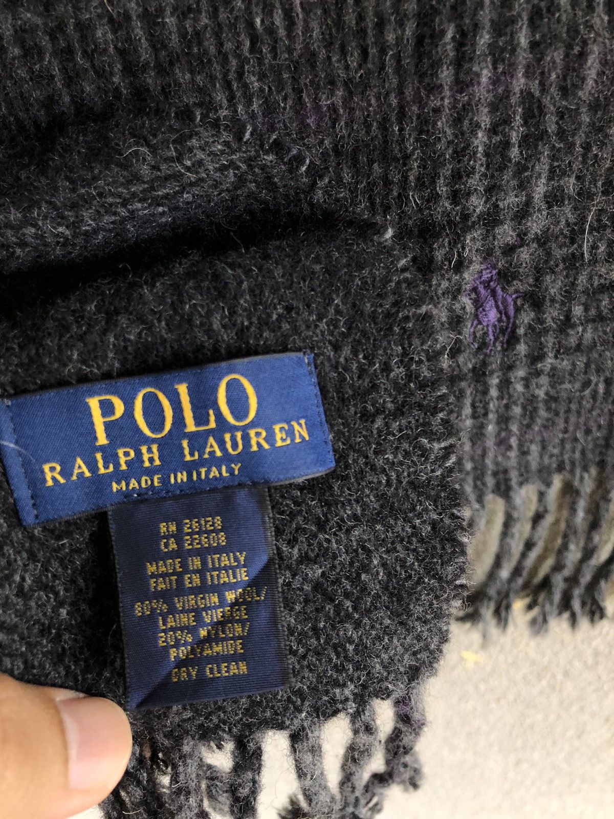 Polo Ralph Lauren Polo Ralph Lauren wool scarf muffler Size ONE SIZE - 5 Thumbnail