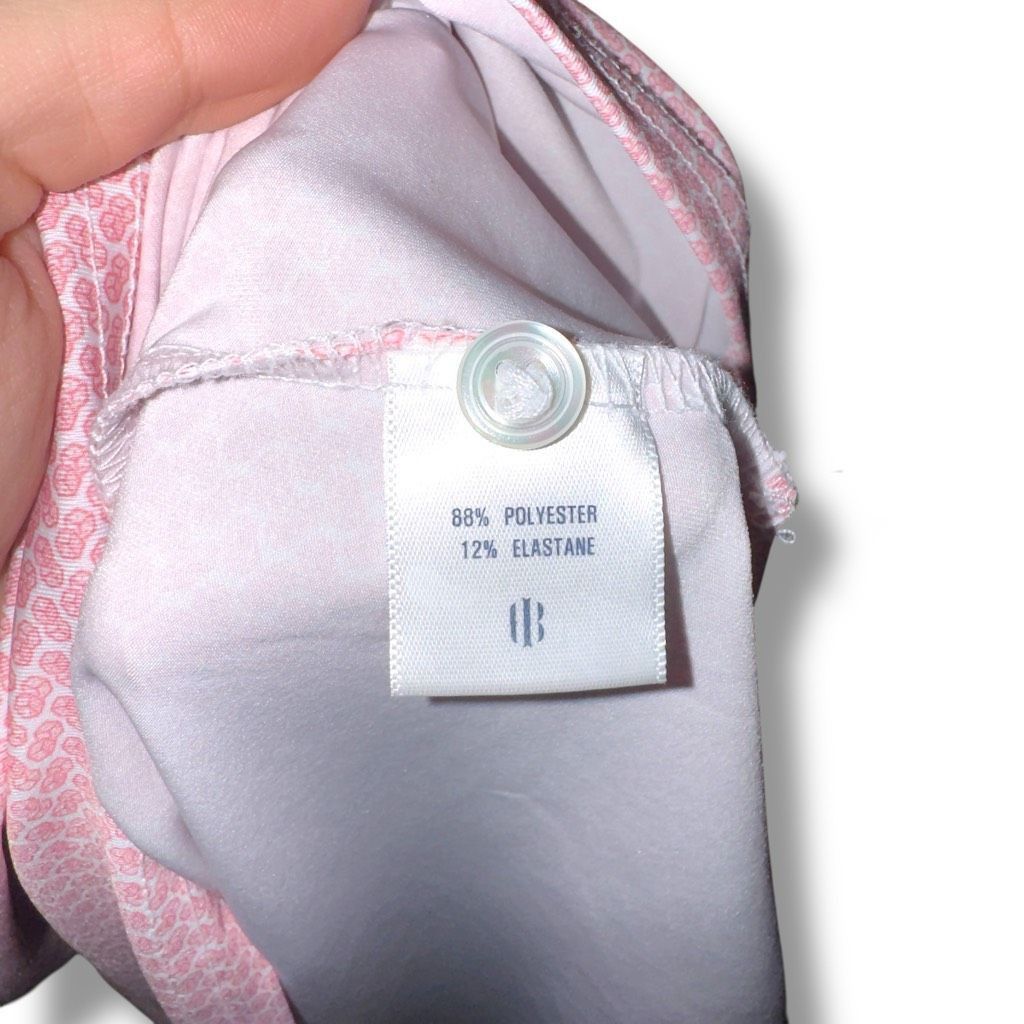 Peter Millar Holderness & Bourne Pink Dice Print Tailored Fit Golf Polo S Size US XL / EU 56 / 4 - 4 Thumbnail