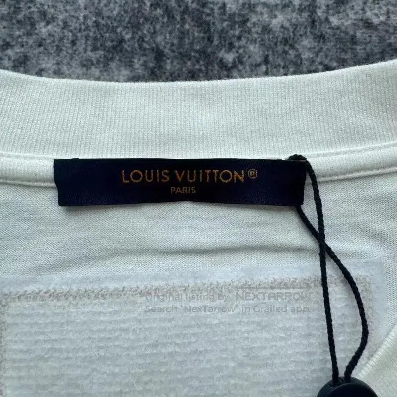 Louis Vuitton Louis Vuitton White Cotton T. Size L / US 10 / IT 46 - 3 Thumbnail