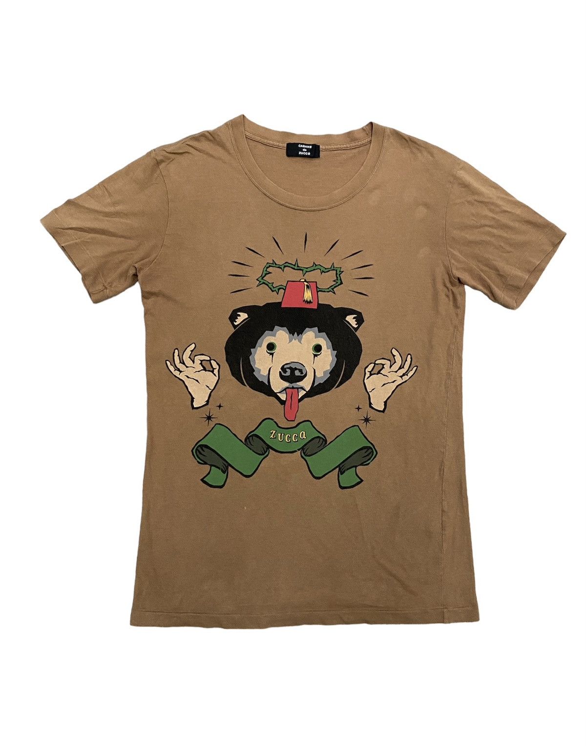 CABANE de ZUCCa × Issey Miyake × Japanese Brand Vtg Bear and Magician tee Size US M / EU 48-50 / 2 - 1 Thumbnail