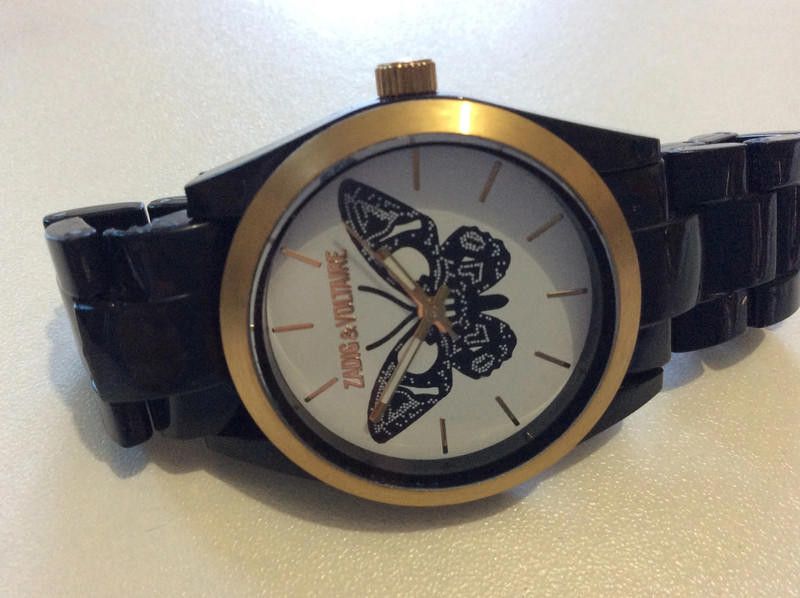 Zadig & Voltaire Zadig ladies white dial black plastic strap watch Size ONE SIZE - 6 Thumbnail