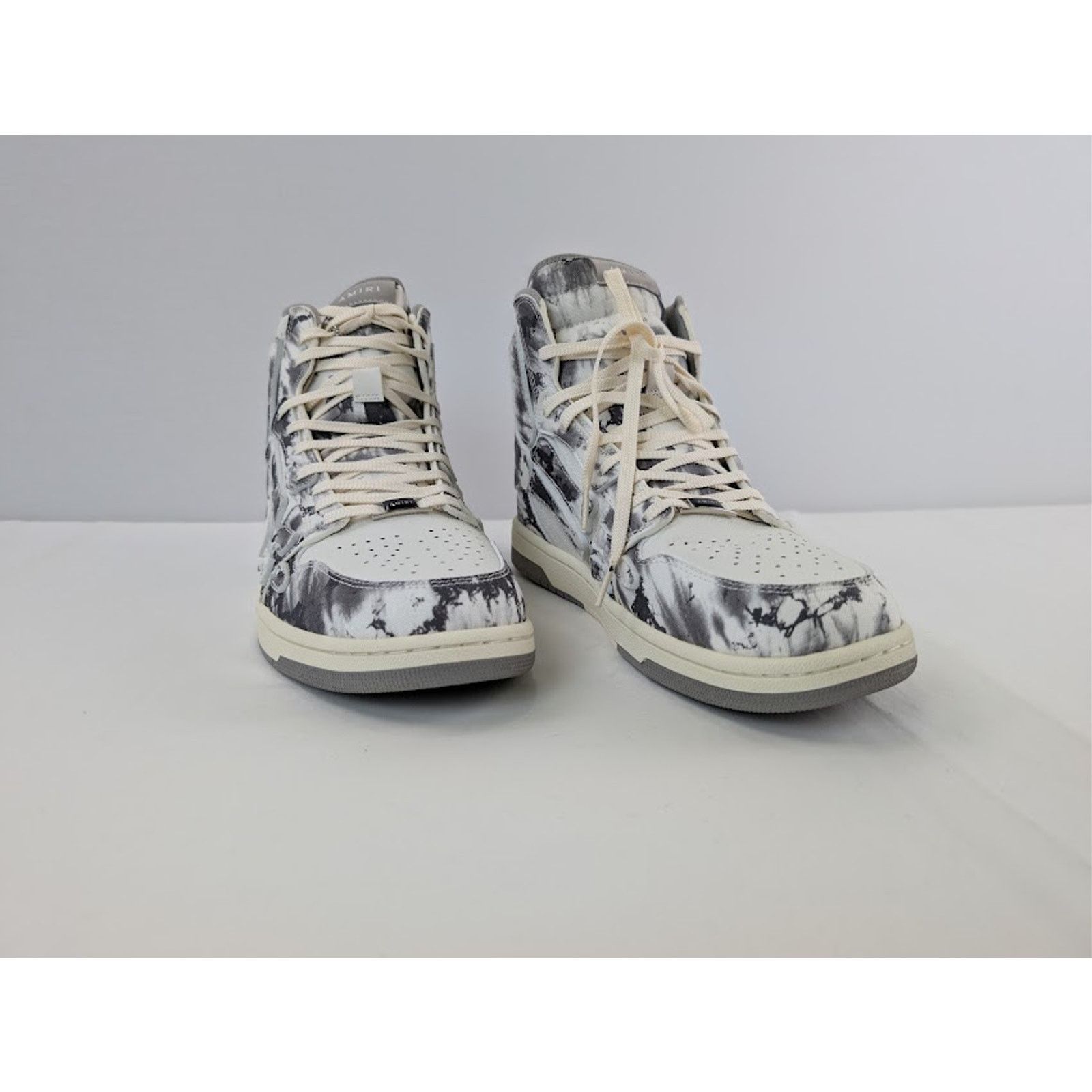 Amiri o1rshd1 Tie Dye Skel Hi Top Sneakers in Grey Size US 12 / EU 45 - 6 Thumbnail