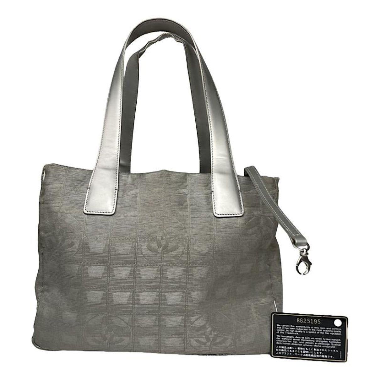 Chanel Cambon Silver Polyester Handbag Size ONE SIZE - 1 Thumbnail
