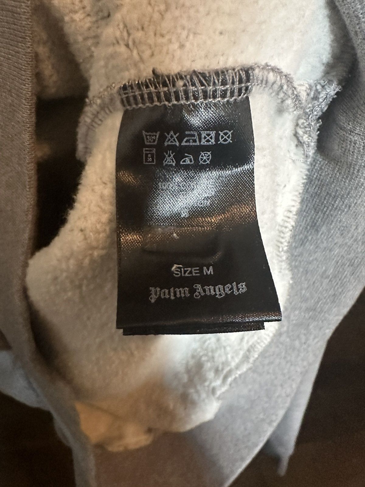 Palm Angels Palm Angels Grey Box Logo Crewneck Gold Logo Size US M / EU 48-50 / 2 - 4 Thumbnail