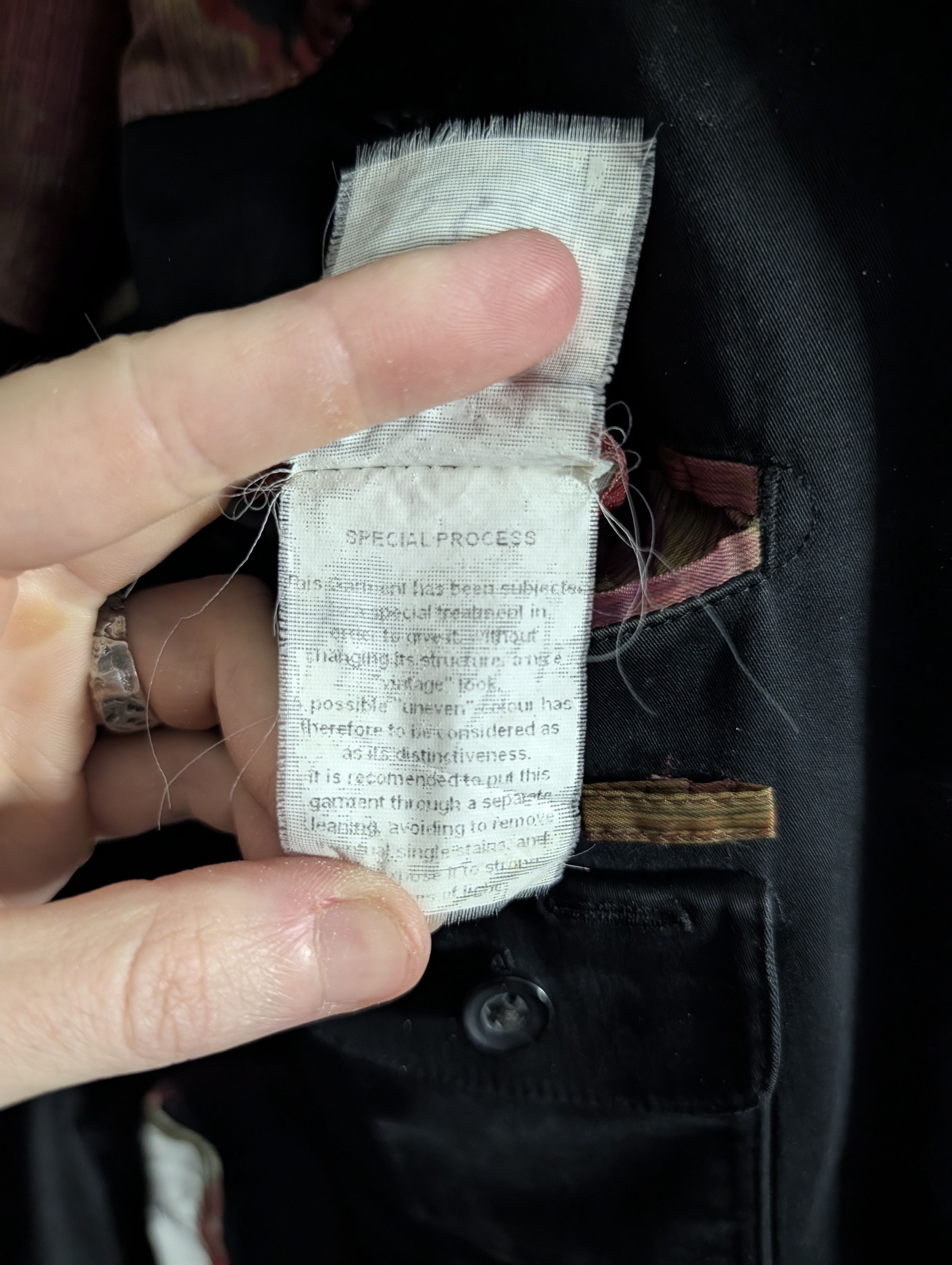 Other KROON Black corduroy trim floral lined stacked pocket jkt Size 42R - 14 Thumbnail